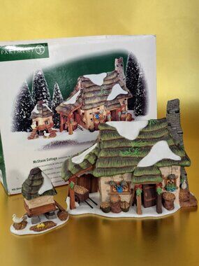Department 56 Dickens Village "McShane Cottage" 2 pcs #56-588444 RETIRED